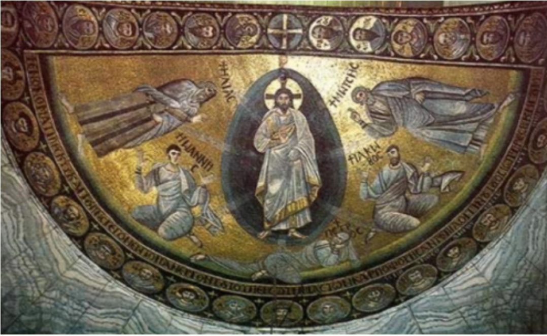 Transfiguration, mosaïque, Monastère Sainte-Catherine, Sinaï ©æ cetad.catholique.fr