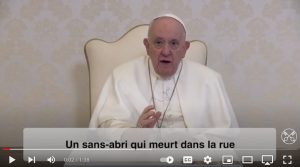 Message vidéo du pape François de septembre 2023, capture Zenit