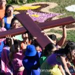 La croix des JMJ lors de la cérémonie d’accueil © Vatican Media