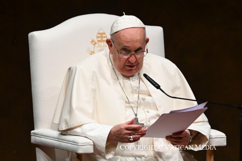 Premier discours du pape au Portugal, mercredi 2 août 2023 © Vatican Media