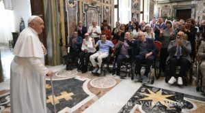 Discours devant les membres de l'Association nationale des mutilés et invalides du travail © Vatican Media