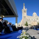 Discours du pape François au mémorial dédié aux marins et aux migrants disparus en mer, Marseille, 22 septembre 2023 © Vatican Media