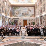 Rencontre avec les participants au Congrès mondial des oblats bénédictins © Vatican Media