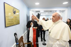 Inauguration de la Maison de la Miséricorde © Vatican Media