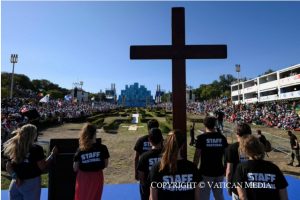 Chemin de croix lors des JMJ à Lisbonne © Vatican Media
