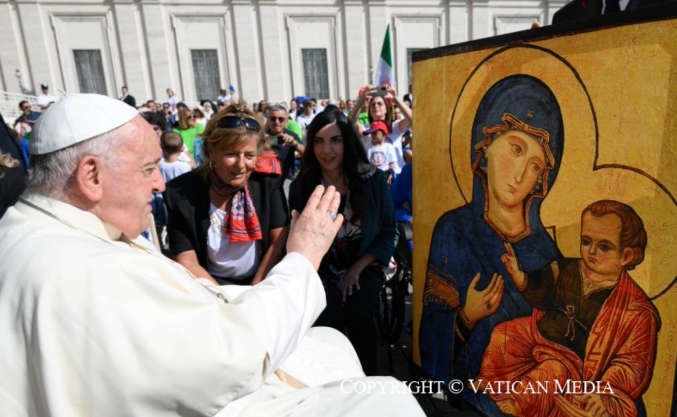 Icône Vierge Marie bénie par le pape François © Vatican Media
