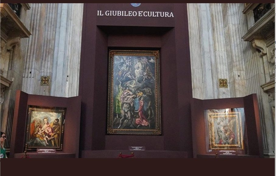 Les peintures d’El Greco exposées dans la basilique de Santa Inés © @Web_pastor