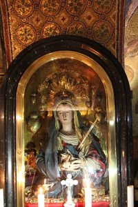 Représentation de Notre-Dame des Douleurs, chapelle du Golgotha © BiblePlaces
