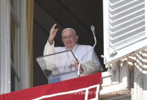 Le pape François alors de l’angélus du 24 septembre_Vatican Media