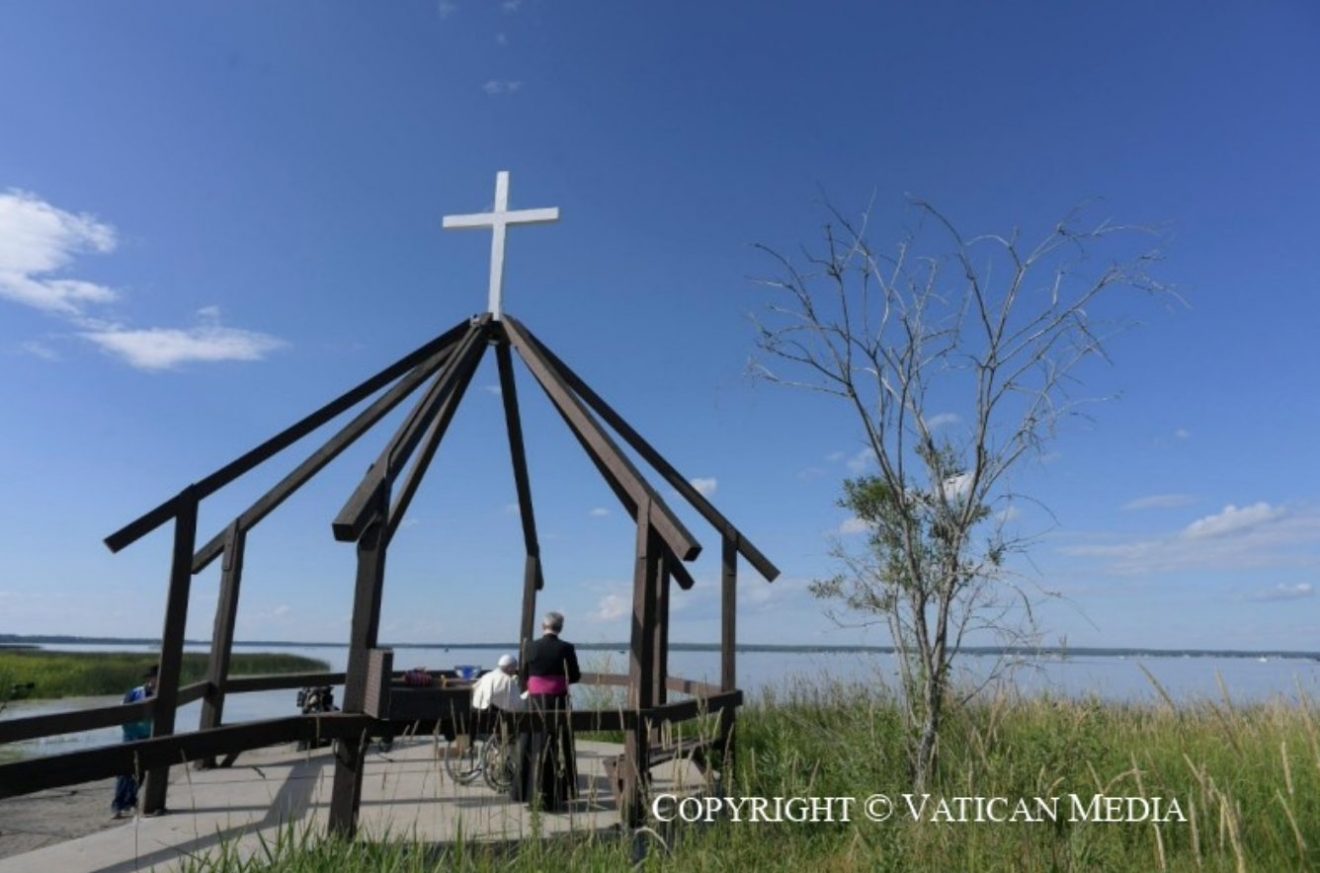 Voyage apostolique au Canada en juillet 2022 Lac Ste Anne ©  Vatican Media 