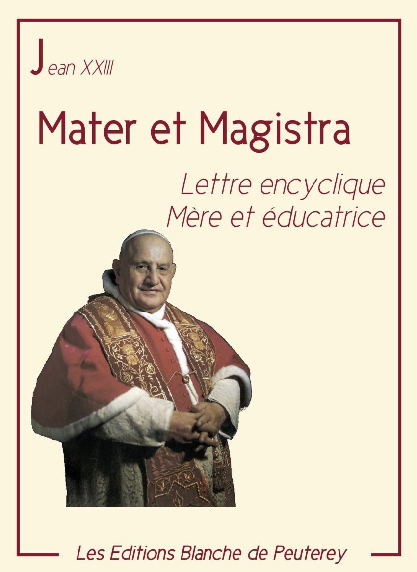 Encyclique mater et magistra de Jean XXIII