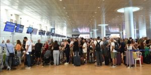 Passagers à l'aéroport international Ben Gurion de Tel Aviv © Gili Yaari/Flash90
