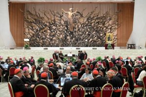 Ouverture de la XVIe Assemblée générale ordinaire du Synode des Évêques, 4 octobre 2023 © Vatican Media