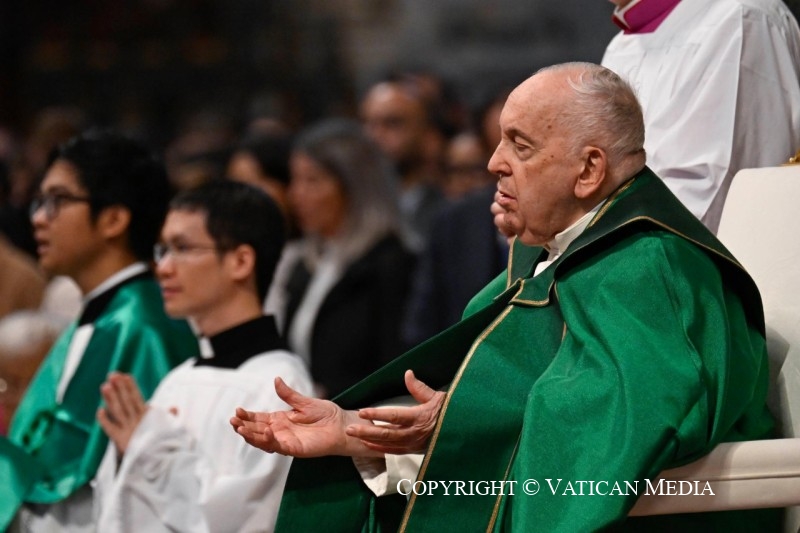 Homélie du pape François à l’occasion de la Journée mondiale des pauvres © Vatican Media