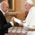 M. Everton Vieira Vargas, nouvel ambassadeur du Brésil auprès du Saint-Siège © Vatican Media