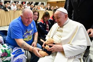 Le pape salue le travail des pédiatres et des ORL italiens, 18 novembre 2023 © Vatican Media