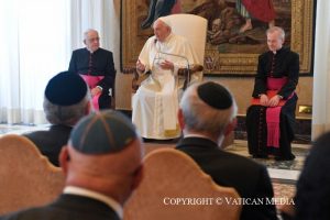 Rencontre du pape avec des rabbins européens, 6 novembre 2023 © Vatican Media