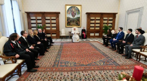 Audience du Pape aux membres du Bureau de l'Auditeur général du Saint-Siège et de l'État de la Cité du Vatican © Vatican Media