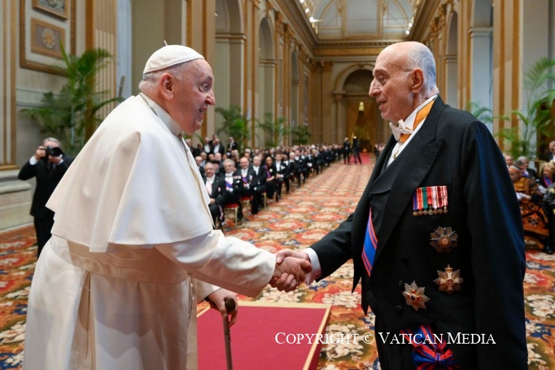 Vœux aux ambassadeurs, 8 janvier 2024 © Vatican Media