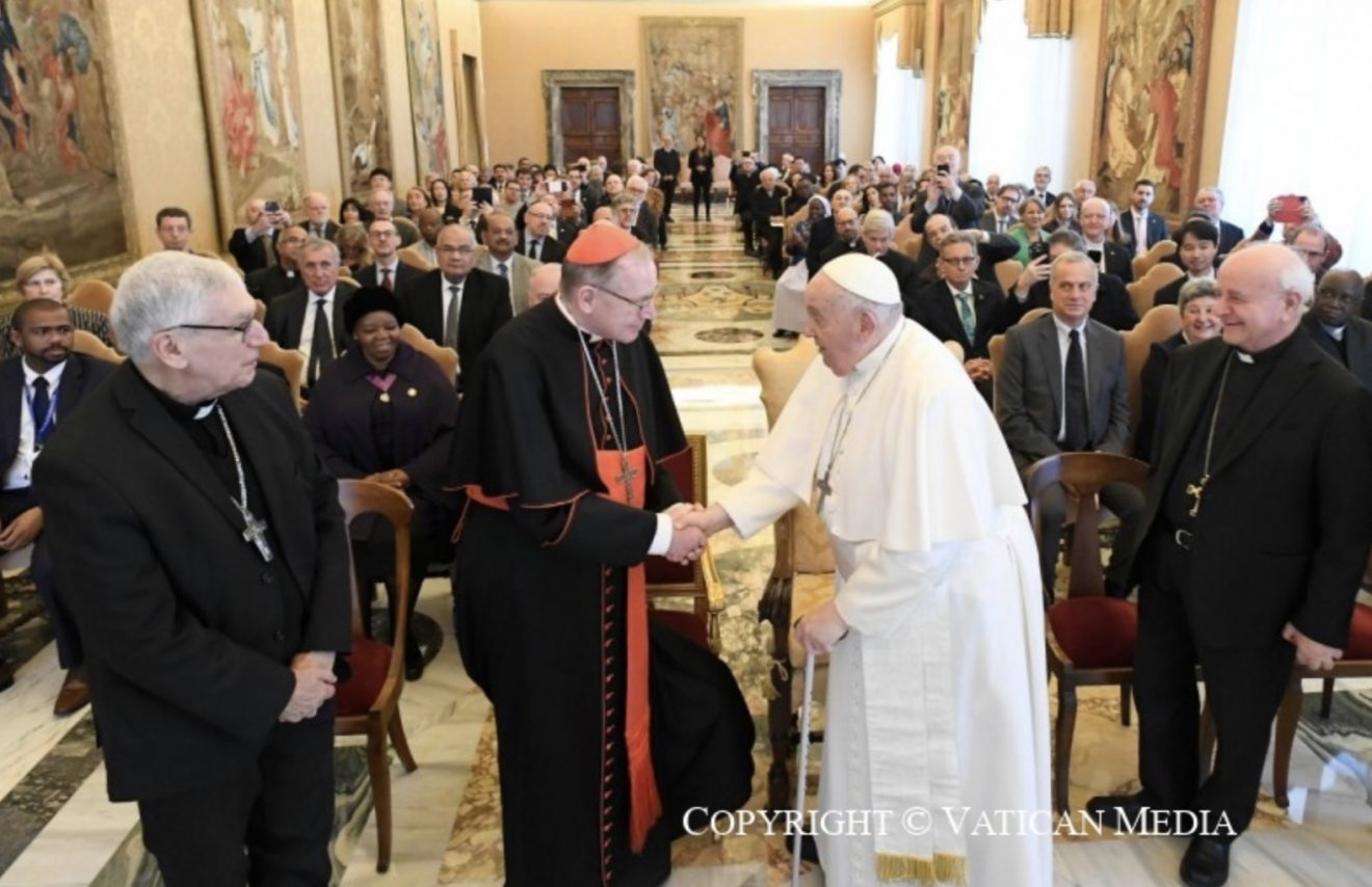 Le Saint-Père rencontre les membres de l’Académie pontificale pour la vie © Vatican Media