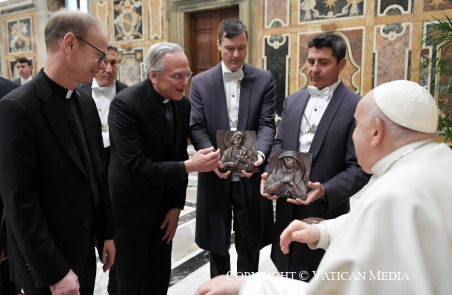 Membre de la délégation de l’Université de Notre Dame  © Vatican Media