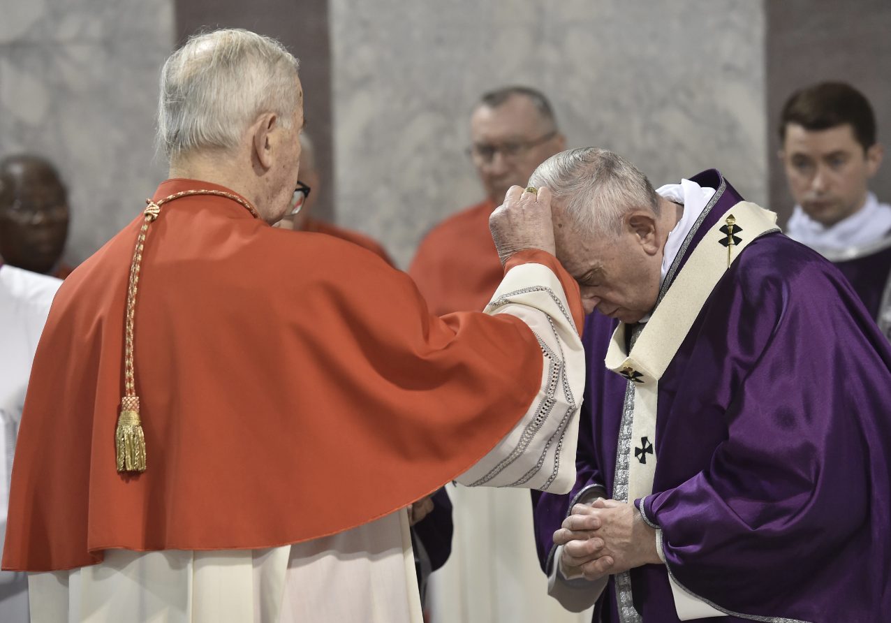 Messe des Cendres à Sainte-Sabine en 2018 © Vatican Media