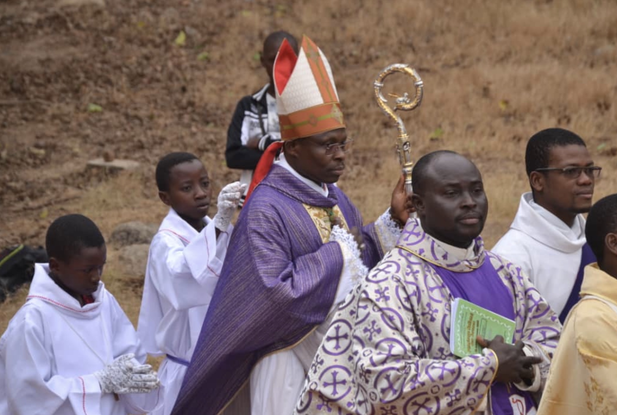 Mgr François Gnonhossou, SMA, évêque du diocèse de Dassa-Zoumé © ANJCB