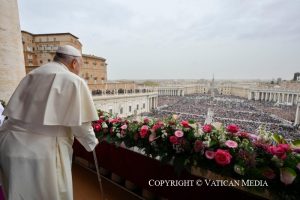 Dimanche de Pâques - Bénédiction « Urbi et Orbi », 31 mars 2024 © Vatican Media 