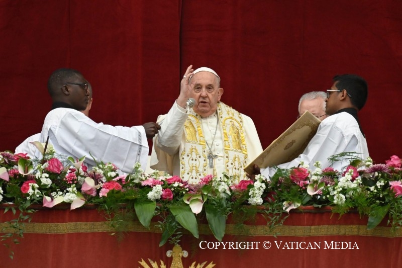 Dimanche de Pâques - Bénédiction « Urbi et Orbi », 31 mars 2024 © Vatican Media
