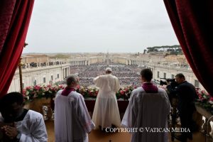 Dimanche de Pâques - Bénédiction « Urbi et Orbi », 31 mars 2024 © Vatican Media 