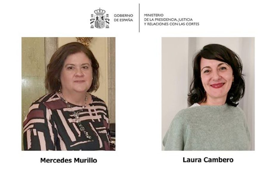       Mercedes Muillo, Directrice générale de la liberté religieuse; Laura Cambero,                Directrice générale du centre d’études juridiques