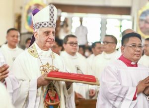 La messe présidée par Mgr Fisichella et le nonce apostolique aux Philippines, Mgr Charles John Brown, faisait suite à trois jours de prière © iubilaeum2025.va