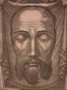 Une représentation de l’image de la Sainte Face