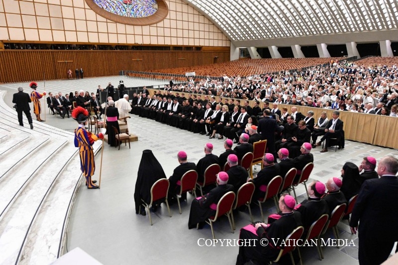 Discours aux pèlerins de Hongrie, 25 avril 2024 © Vatican Media 