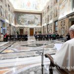 Aux participants à l'Assemblée plénière de l'Académie pontificale des Sciences sociales, 11 avril 2024 © Vatican Media