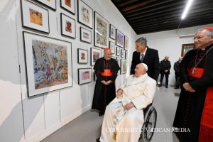 Discours du pape François aux artistes, 28 avril 2024 © Vatican Media