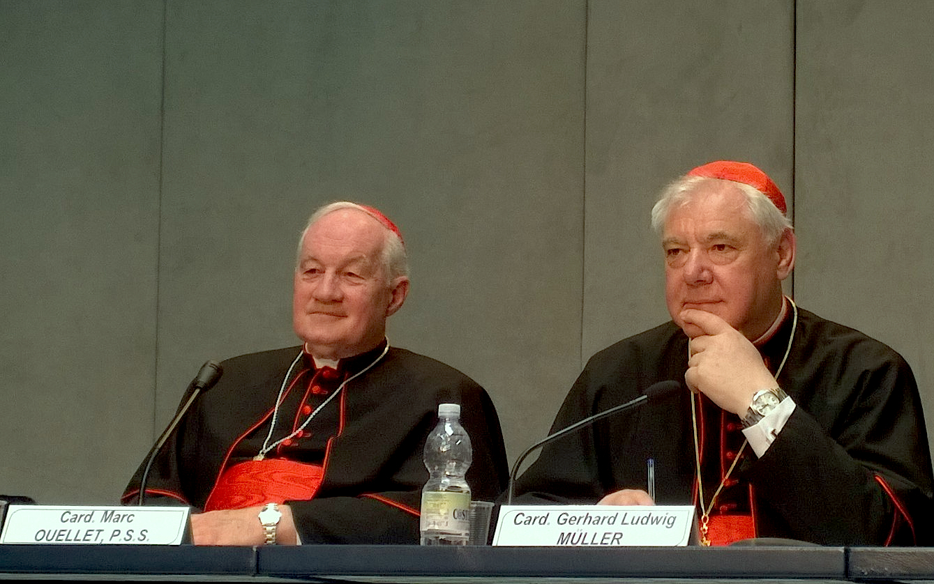Cardinal Marc Ouellet et Cardinal Gerhard Müller