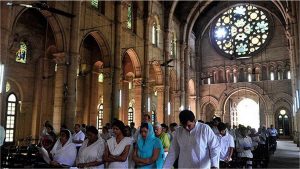 Célébration de la messe en Inde
