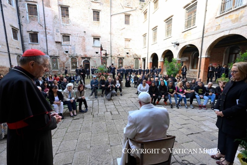 Discours aux détenues à Venise, 28 avril 2024 © Vatican Media