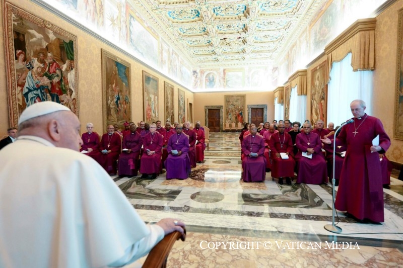 Discours du pape aux participants à l’Assemblée des primats de la communion anglicane, 2 mai 2024 © Vatican Media