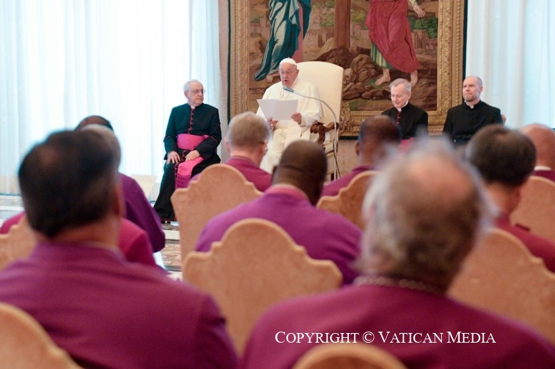 Discours du pape aux participants à l’Assemblée des primats de la communion anglicane, 2 mai 2024 © Vatican Media