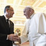 Le pape reçoit le président albanais Bajram Begaj, 6 mai 2024 © Vatican Media