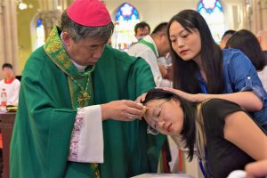 Mgr Joseph Shen Bin, évêque de Shanghai, a participé à la conférence internationale sur l’Église de Chine qui s’est tenue à Rome le 21 mai. © xinde.org