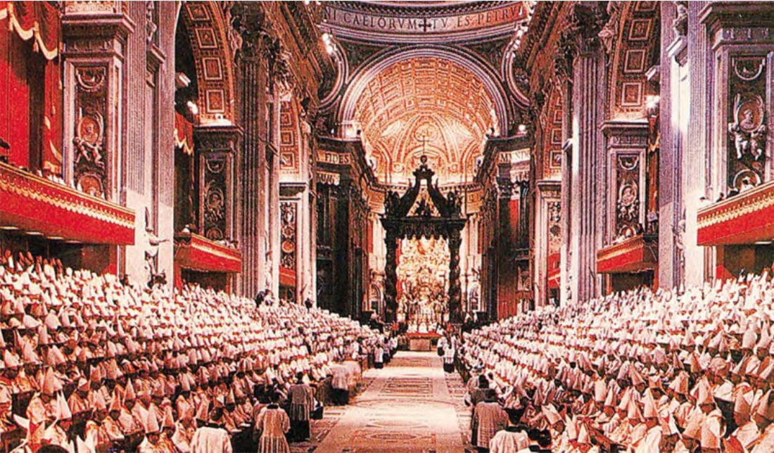 Concile Vatican II, Saint Pierre de Rome