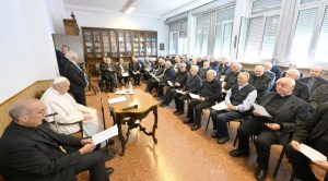 Rencontre avec les prêtres romains à Saint-Joseph, 14 mai 2024 (Rome/Trionfale) © Vatican Media