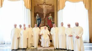 Discours du pape à la communauté monastique de l'Abbaye de Montevergine, 13 mai 2024 © Vatican Media
