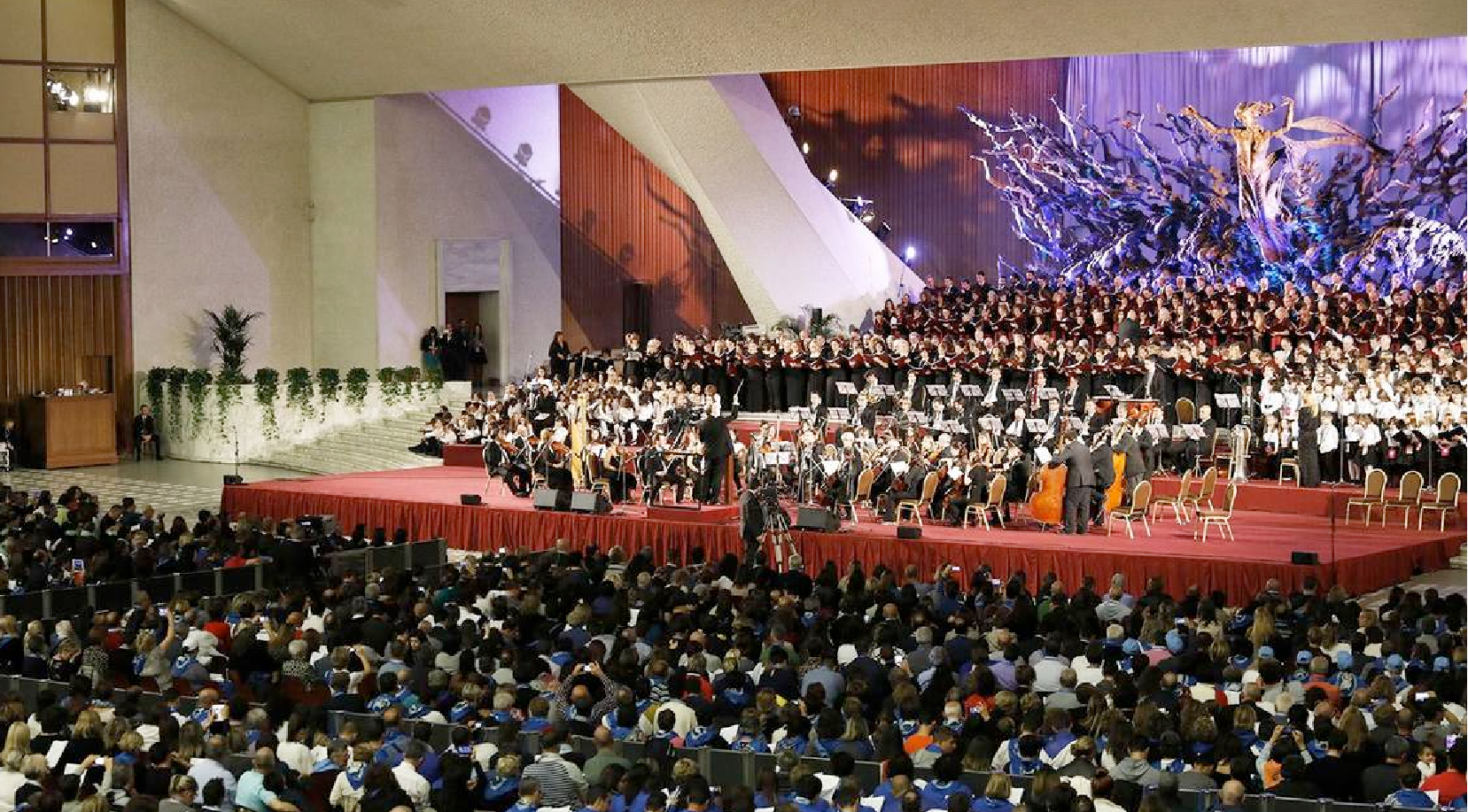Des chœurs du monde entier arrivent au Vatican 