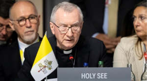 Le Saint-Siège était représenté par le Secrétaire d'Etat, le Cardinal Pietro Parolin © Vatican Media