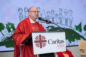 Mgr Peter B. Wells, nonce apostolique en Thaïlande, au Cambodge et au Laos, le 11 juin à Bangkok. © Caritas Asia