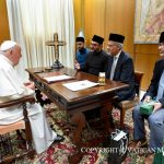 Discours à une délégation de la Mosquée de Bologne (Italie) © Vatican Media